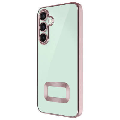 Galaxy A35 Case Camera Protection Zore Omega Cover Showing Logo - 6