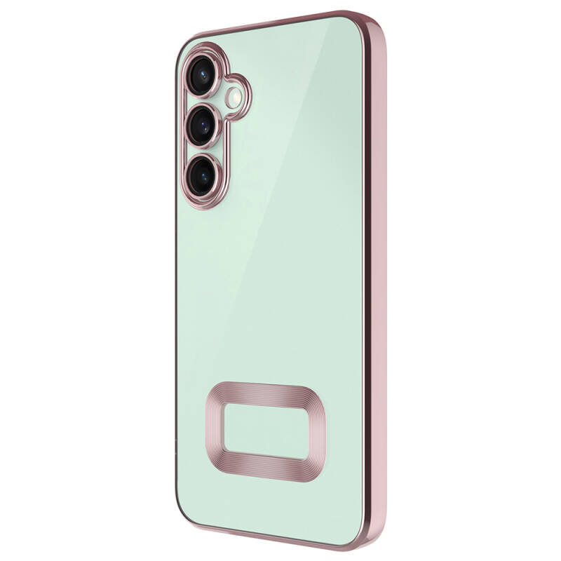 Galaxy A35 Case Camera Protection Zore Omega Cover Showing Logo - 6