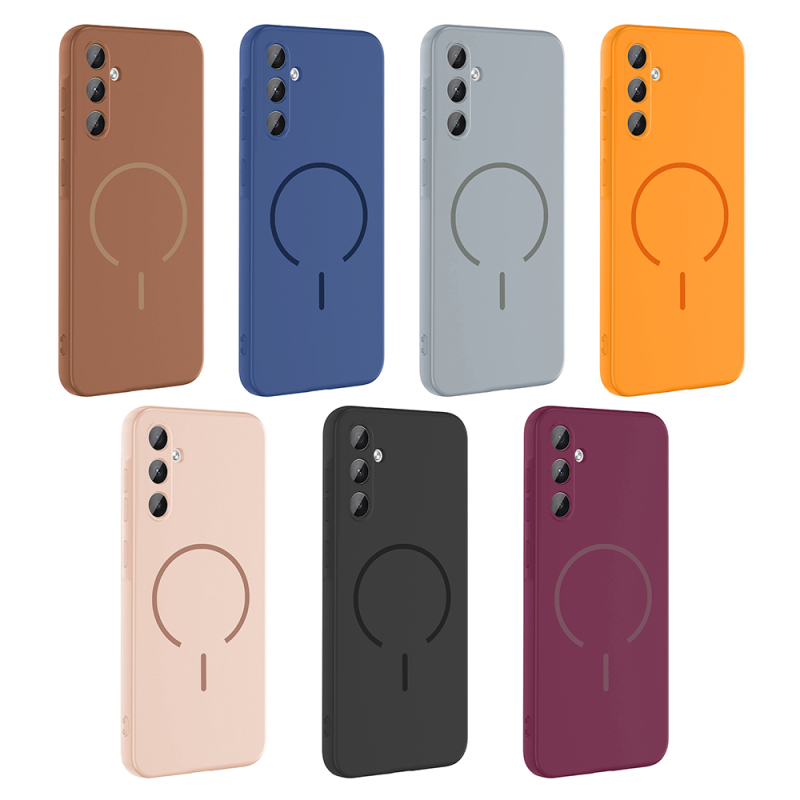 Galaxy A35 Case Zore Meta Cover with M-safe Charging Feature - 23