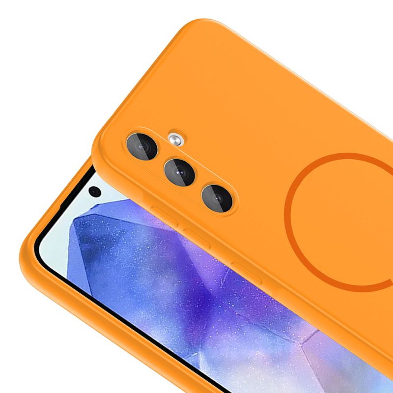 Galaxy A35 Case Zore Meta Cover with M-safe Charging Feature - 18