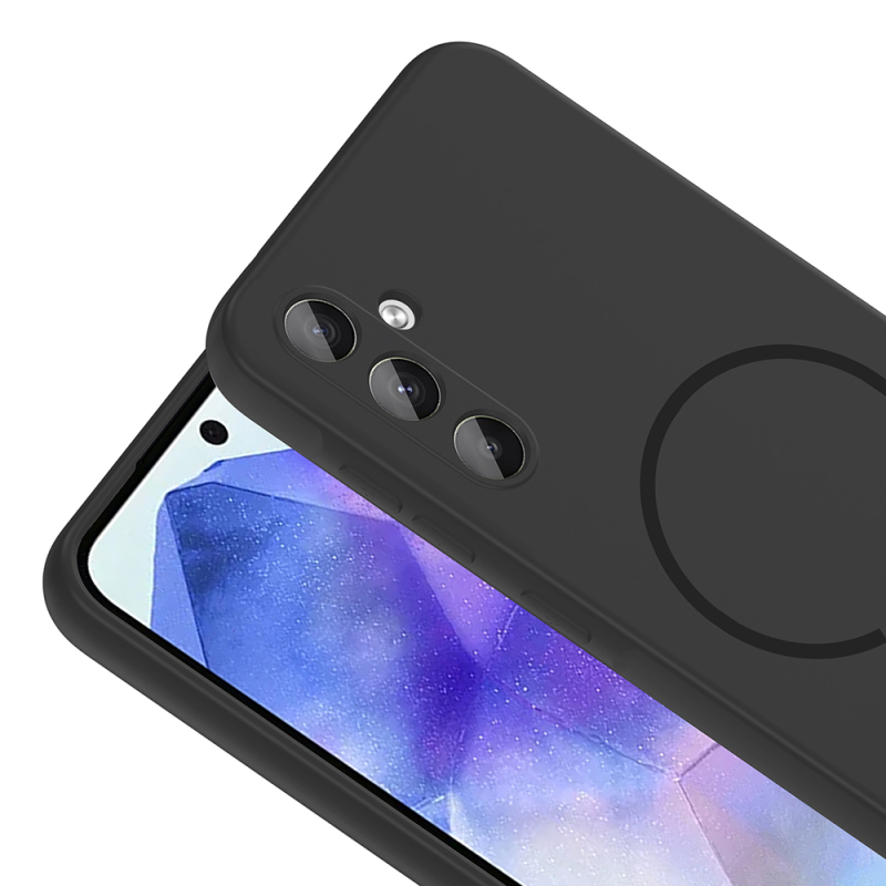 Galaxy A35 Kılıf M-safe Şarj Özellikli Zore Meta Kapak - 22