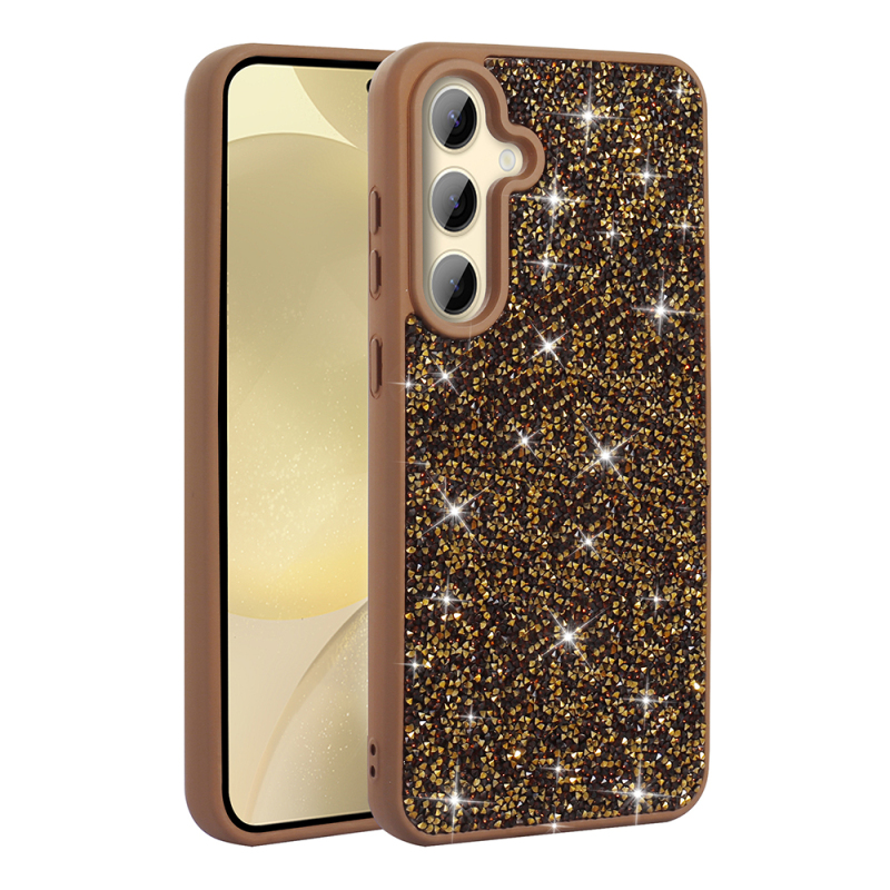 Galaxy A35 Kılıf Parlak Taşlı Tasarım Zore Pırlanta Kapak - 6