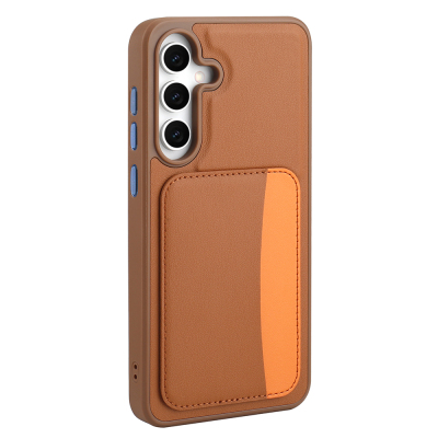 Galaxy A36 Case Card Holder Zore X-Card Silicone Cover - 8