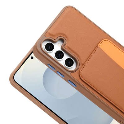 Galaxy A36 Case Card Holder Zore X-Card Silicone Cover - 13