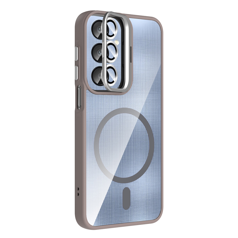 Galaxy A36 Case Stand and Camera Lens Gift M-Safe Charging Feature Zore Etro Cover - 16