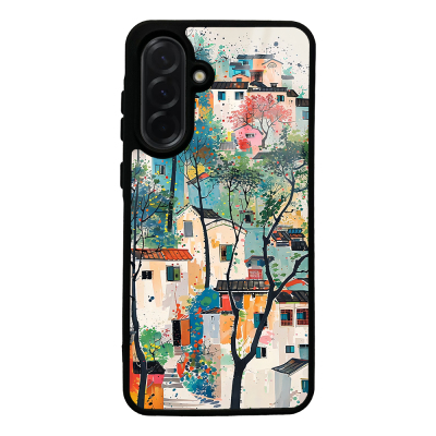 Galaxy A36 Case with Camera Protection, Patterned Zore Lusi Cover - 1