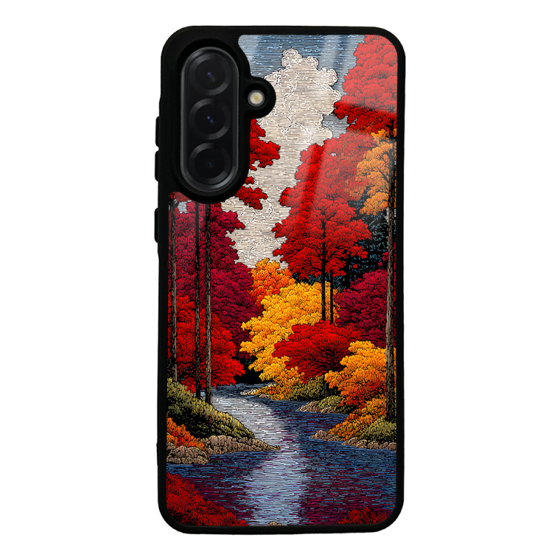 Galaxy A36 Case with Camera Protection, Patterned Zore Lusi Cover - 4