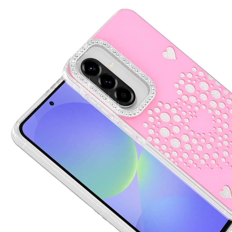 Galaxy A36 Kılıf Damla Taşlı Zore Rivas Sert PC Kapak - 8