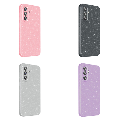 Galaxy A36 Kılıf Kamera Korumalı Simli Lüks Zore Koton Kapak - 14