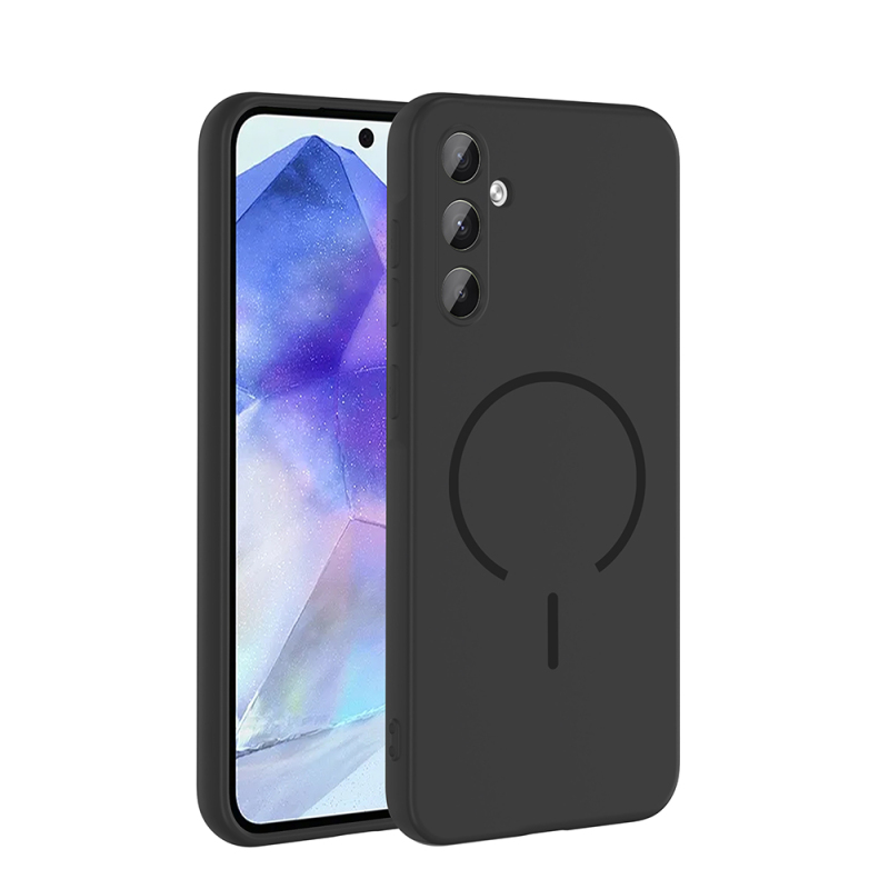 Galaxy A37 Case M-safe Charging Enabled Zore Meta Cover - 5