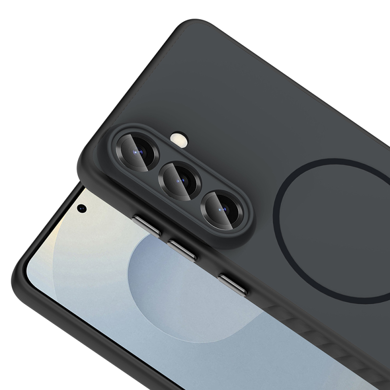 Galaxy A37 Case M-safe Charging Enabled Zore Tea Cover - 7