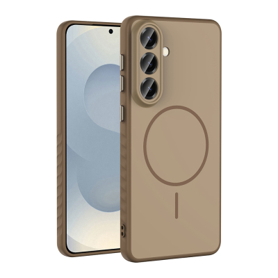 Galaxy A37 Case M-safe Charging Enabled Zore Tea Cover - 4