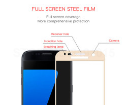 Galaxy A5 2016 Zore Ekranı Tam Kaplayan Düz Cam Koruyucu - 5