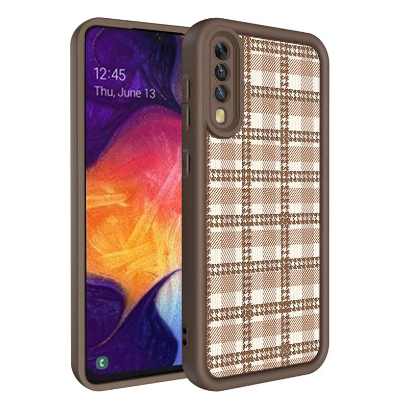 Galaxy A50 Case Camera Protected Printed Back Surface Zore Klas Cover - 3