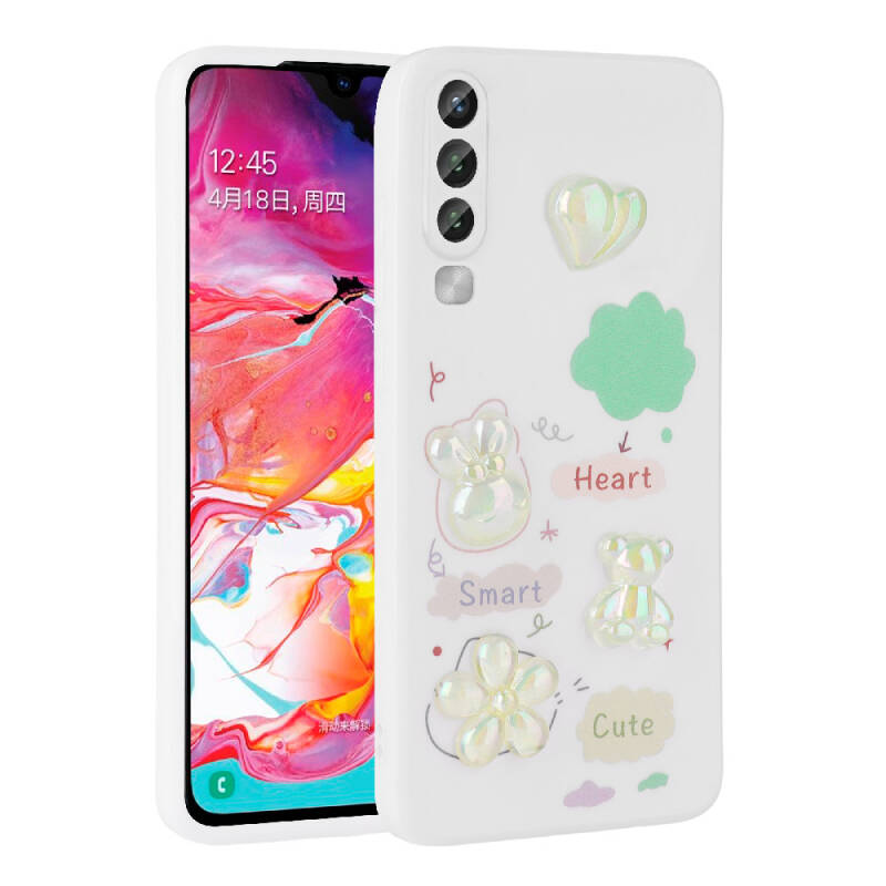 Galaxy A50 Case Relief Figured Shiny Zore Toys Silicone Cover - 1