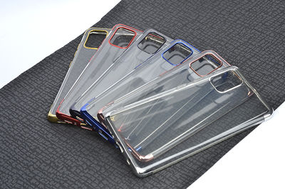 Galaxy A51 Case Zore Dört Köşeli Lazer Silicon Cover - 5