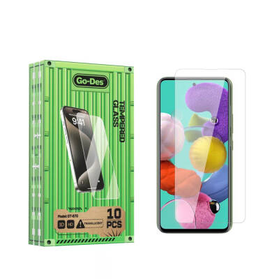 Galaxy A51 Go Des Parmak İzi Bırakmayan 9H Oleofobik Bom Glass Ekran Koruyucu 10'lu Paket - 1