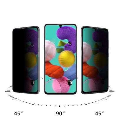 Galaxy A71 Zore New 5D Privacy Temperli Ekran Koruyucu - 5