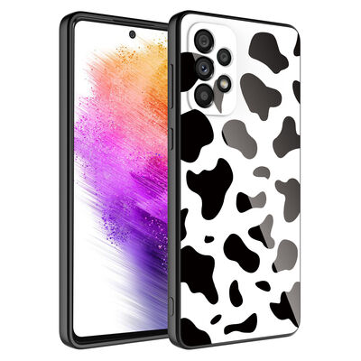 Galaxy A52 Case Camera Protected Patterned Hard Silicone Zore Epoxy Cover - 4