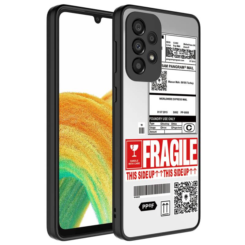 Galaxy A52 Case Mirror Patterned Camera Protected Glossy Zore Mirror Cover - 1