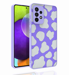Galaxy A52 Case Patterned Camera Protected Glossy Zore Nora Cover - 8