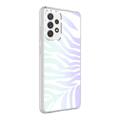 Galaxy A52 Case Zore M-Blue Patterned Cover - 3