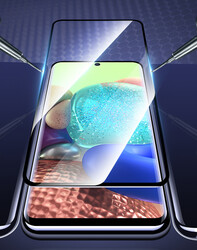 Galaxy A52 Zore Kenarları Kırılmaya Dayanıklı Cam Ekran Koruyucu - 6