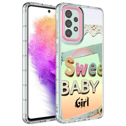 Galaxy A53 5G Case Camera Protected Colorful Patterned Hard Silicone Zore Korn Cover - 10