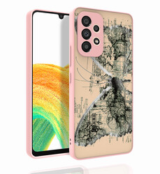 Galaxy A53 5G Case Patterned Camera Protected Glossy Zore Nora Cover - 6