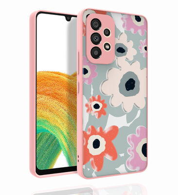 Galaxy A53 5G Case Patterned Camera Protected Glossy Zore Nora Cover - 7