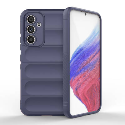 Galaxy A54 Case Flexible TPU Hollow Back Surface Design Zore Etnik Silicone Cover - 13