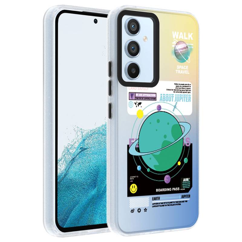 Galaxy A54 Case Patterned Zore Dragon Hard Cover - 6