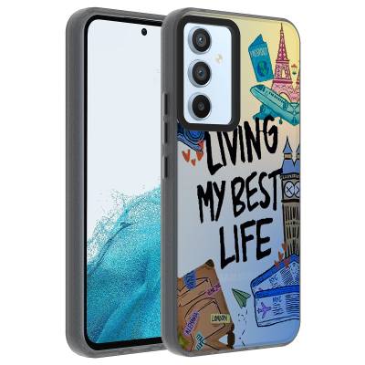 Galaxy A54 Case Patterned Zore Dragon Hard Cover - 7