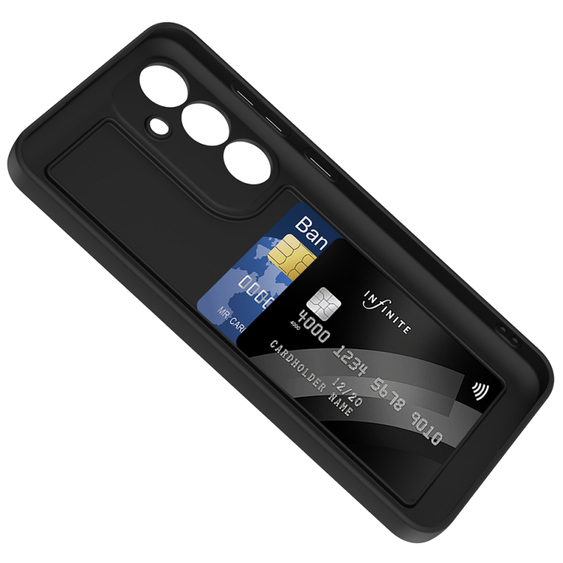 Galaxy A55 Case Camera Protection Card Holder Zore Vitra Cover - 9