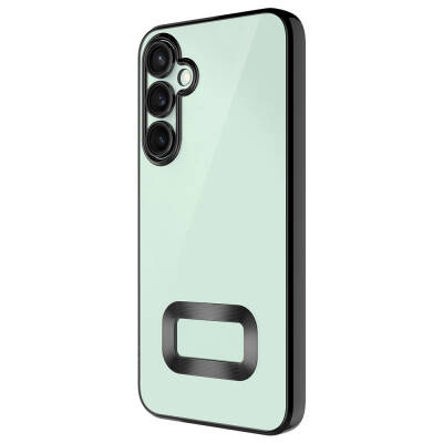 Galaxy A55 Case Camera Protection Zore Omega Cover Showing Logo - 14