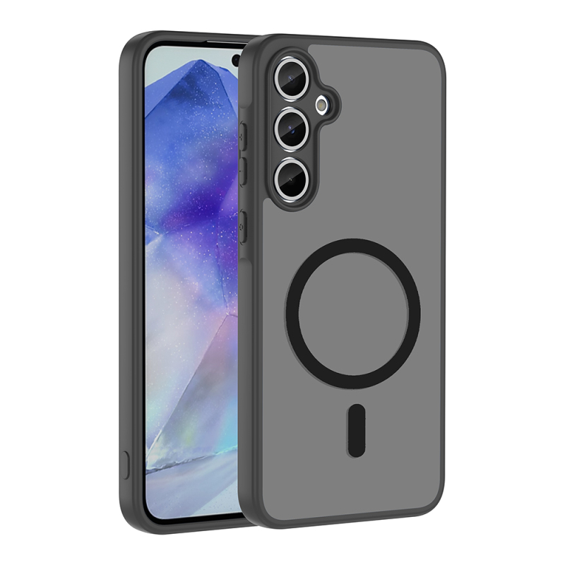 Galaxy A55 Case M-safe Charging Enabled Zore Ballet Flat Cover - 3