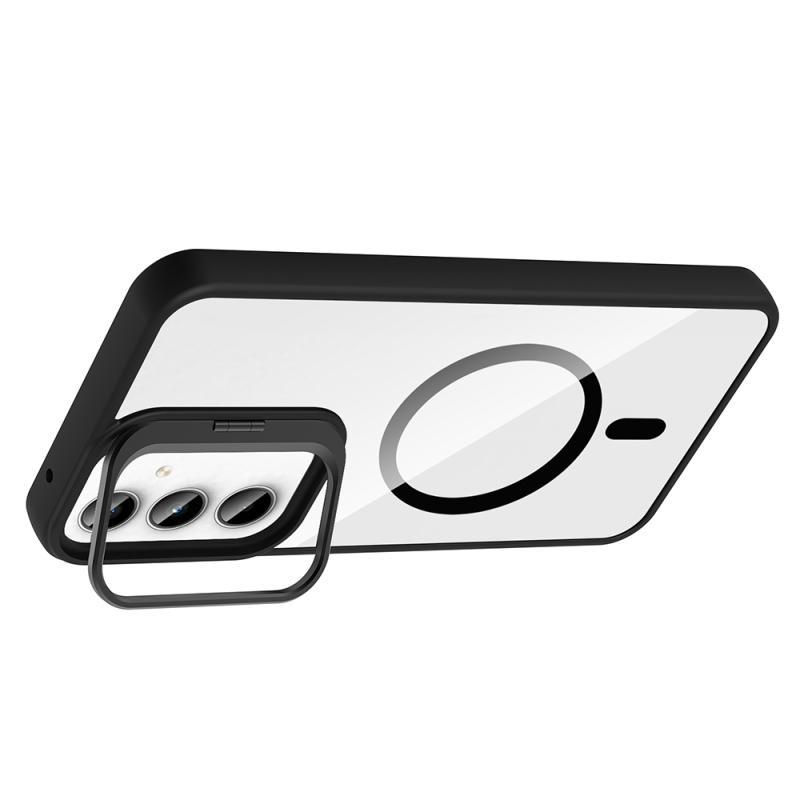 Galaxy A55 Case Stand Camera Lens Gift M-Safe Charging Feature Zore Etro Cover - 15