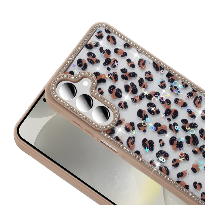 Galaxy A55 Case Stone and Glitter Design Zore Azra Cover - 10