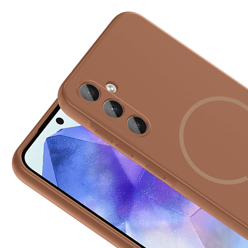 Galaxy A55 Case Zore Meta Cover with M-safe Charging Feature - 17