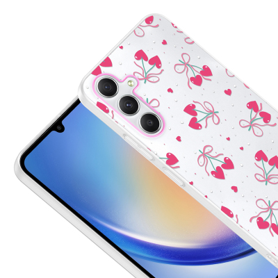 Galaxy A55 Kılıf Kamera Korumalı Desenli Zore Klip Kapak - 10