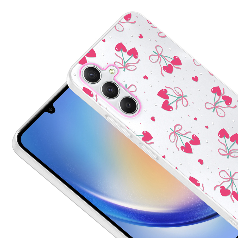 Galaxy A55 Kılıf Kamera Korumalı Desenli Zore Klip Kapak - 10