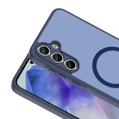 Galaxy A55 Kılıf M-safe Şarj Özellikli Zore Babet Kapak - 9