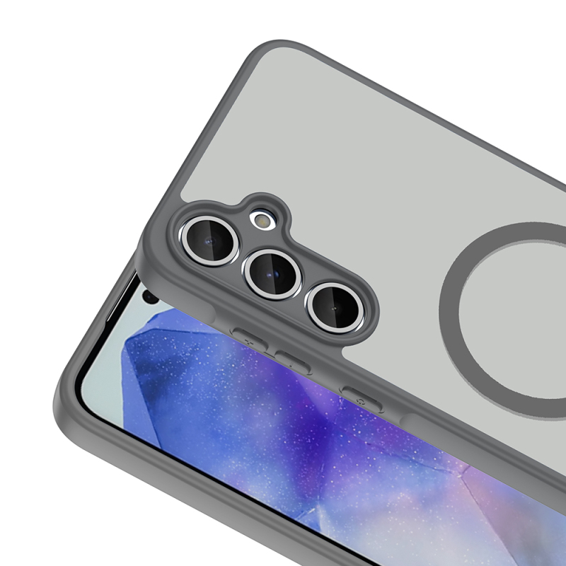Galaxy A55 Kılıf M-safe Şarj Özellikli Zore Babet Kapak - 12