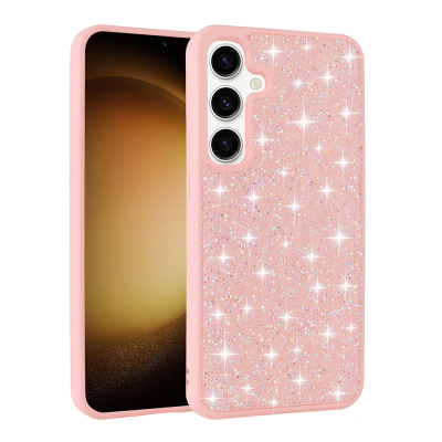 Galaxy A55 Kılıf Parlak Taşlı Tasarım Zore Pırlanta Kapak - 1