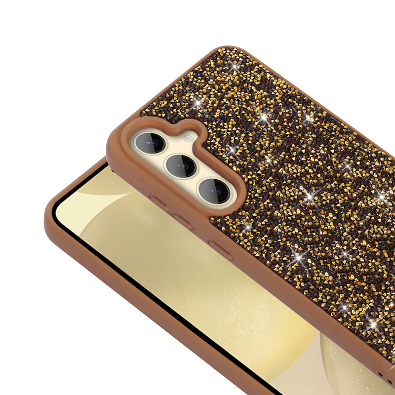 Galaxy A55 Kılıf Parlak Taşlı Tasarım Zore Pırlanta Kapak - 16
