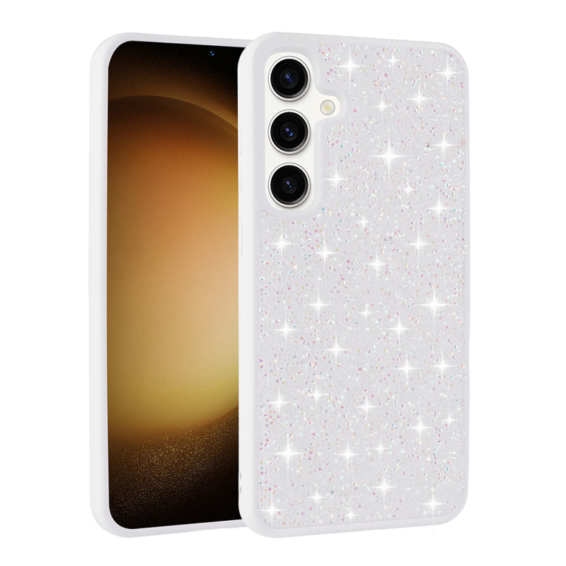 Galaxy A55 Kılıf Parlak Taşlı Tasarım Zore Pırlanta Kapak - 3