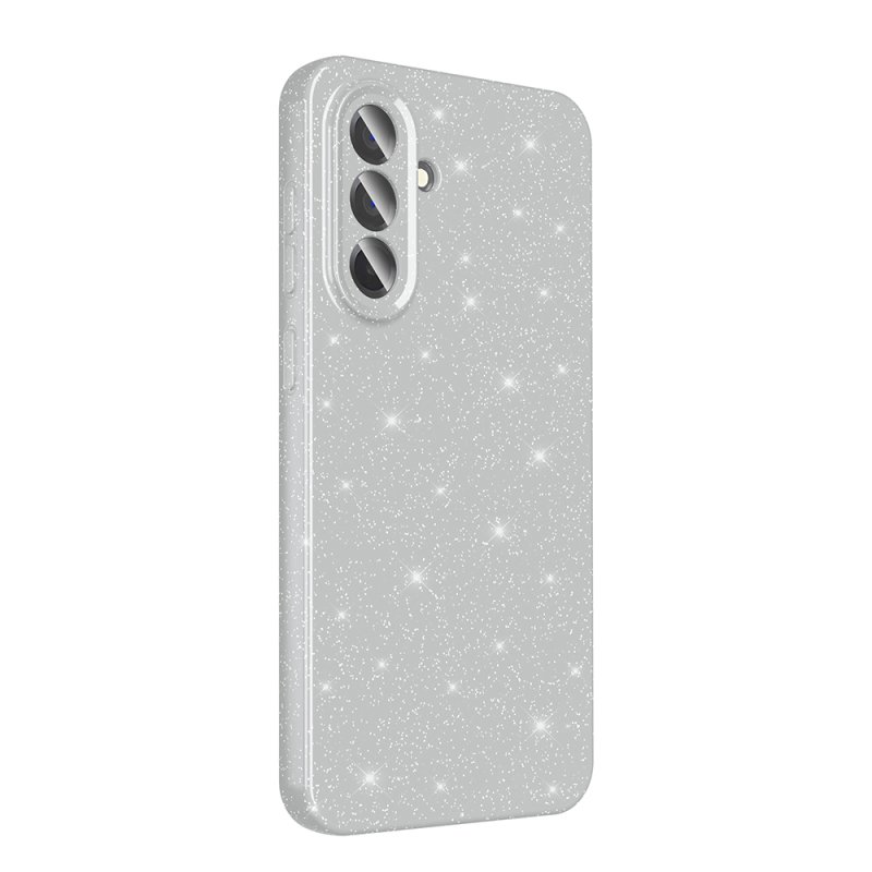 Galaxy A56 Case Camera Protection Glitter Luxury Zore Cotton Cover - 10