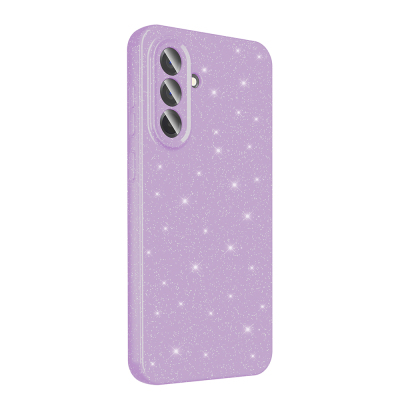 Galaxy A56 Case Camera Protection Glitter Luxury Zore Cotton Cover - 8