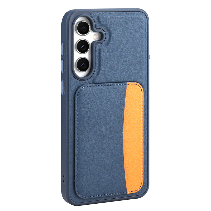 Galaxy A56 Case Card Holder Zore X-Card Silicone Cover - 7