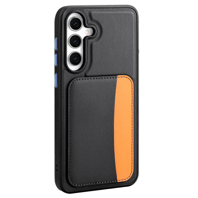 Galaxy A56 Case Card Holder Zore X-Card Silicone Cover - 9